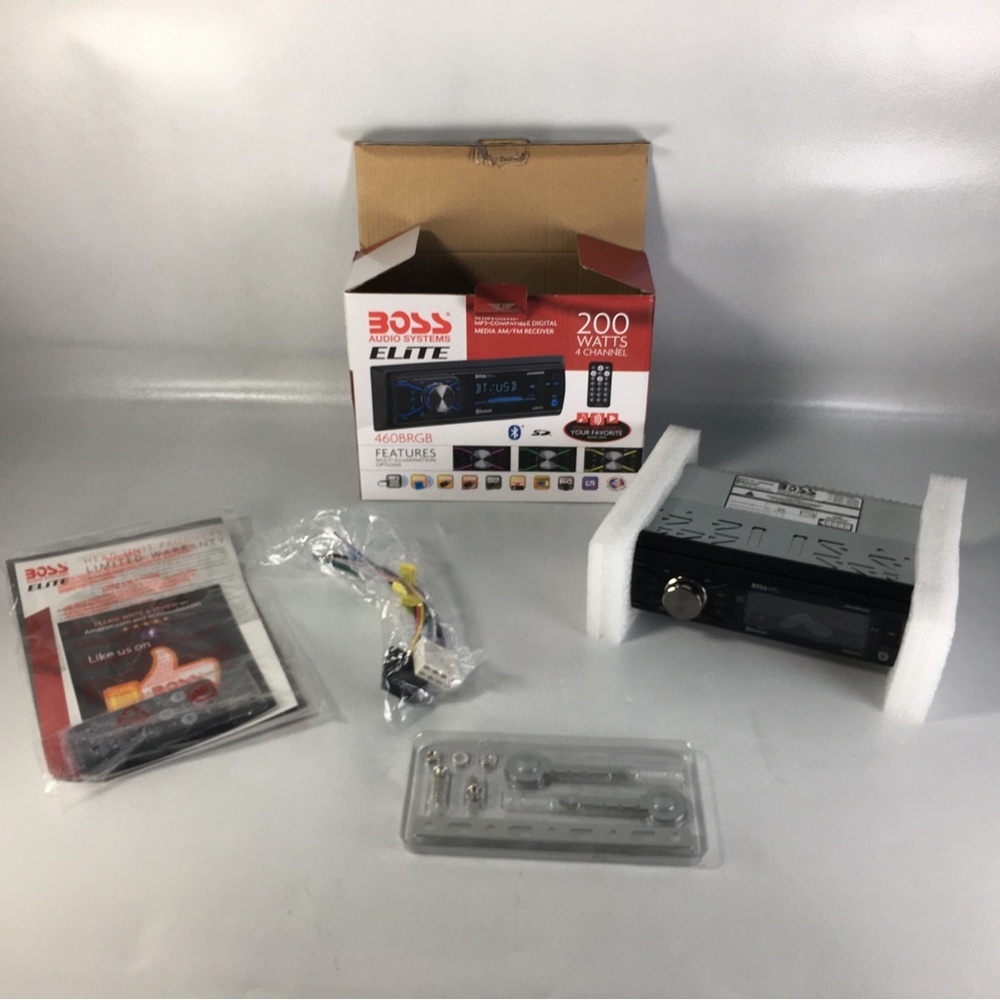 BOSS Audio Systems Elite 460BRGB Car Stereo - Bluetooth AM/FM MP3 USB Receiver